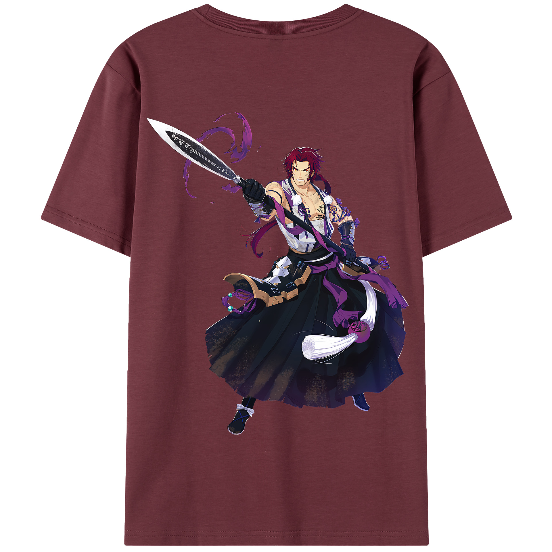 （画像用） 刀剣乱舞 Touken Ranbu 綿100％半袖Tシャツ（背面プリント）